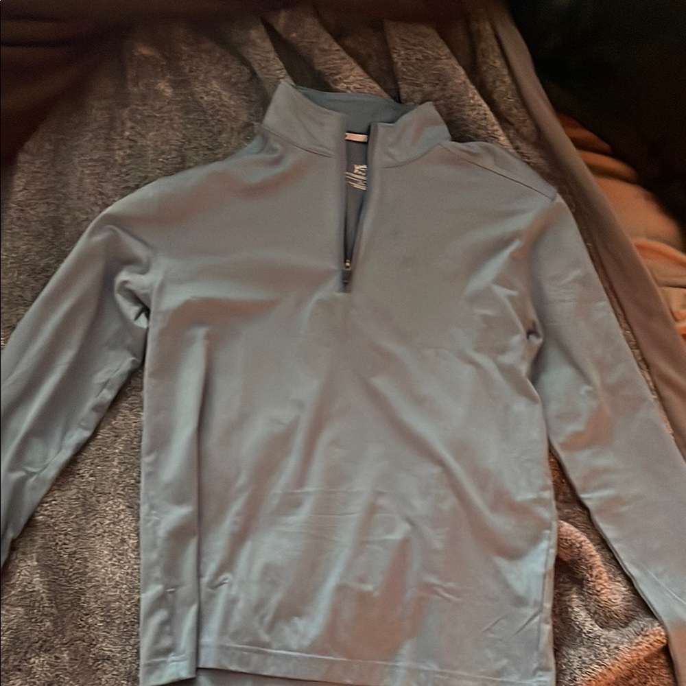 Boys Blue Half-Zip Quarter Zip